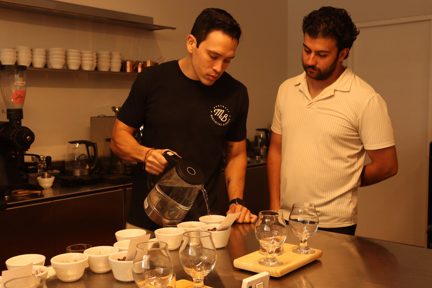 Personalized coffee coaching barista express