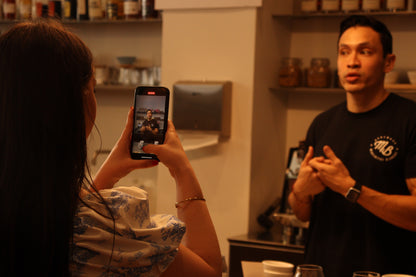 Personalized coffee coaching barista express